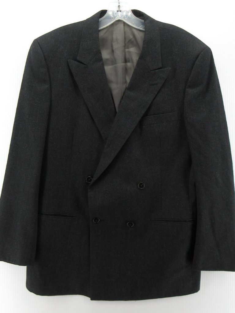 Vtg Christian Dior Monsieur Sport Coat 44 Blazer Wool Double Breasted